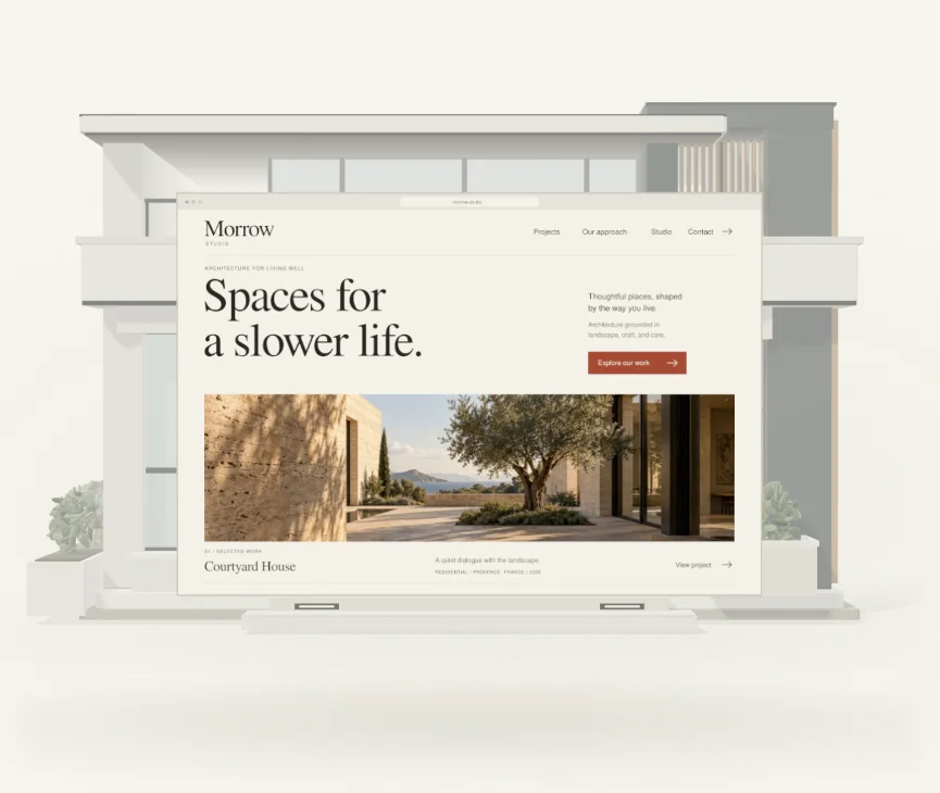 From possibility to something real. A finished website, with the original idea still at its heart.